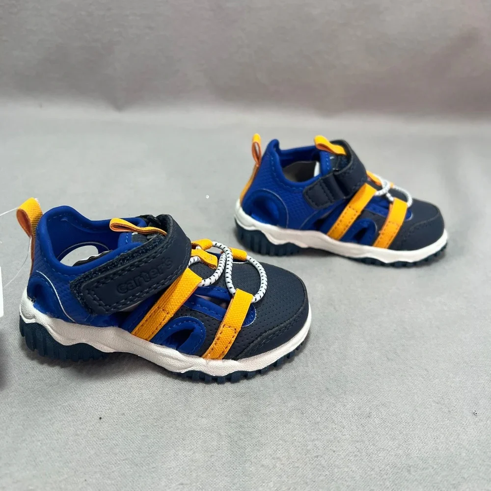 Carter's Metheor Toddler Sneaker Sandals Navy Blue Orange by Athletic Outdoor 4M